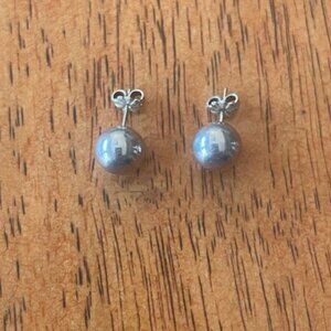 Tiffany & Co Earrings Bead Ball Stud Earrings .925 Silver
